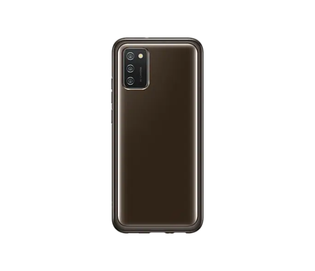 Samsung Clear Cover do Galaxy A02s czarne - 634077 - zdjęcie